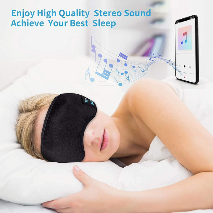 Sleeping Mask With Headphones