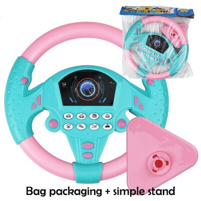 Baby Electrical Simulation Steering Wheel Toy with Light & Sound