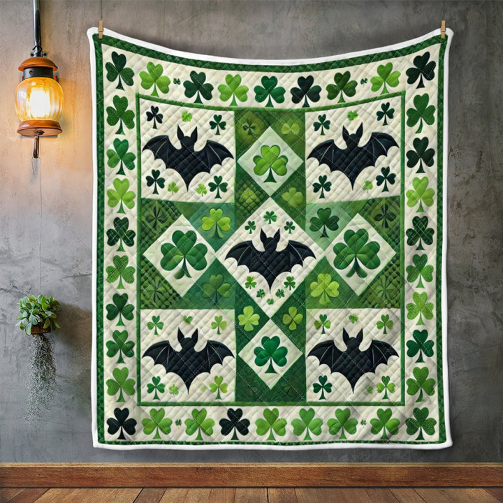 Bat Patrick's Day Quilt