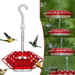 Hummingbird Feeder With Perch And Built-In Moat