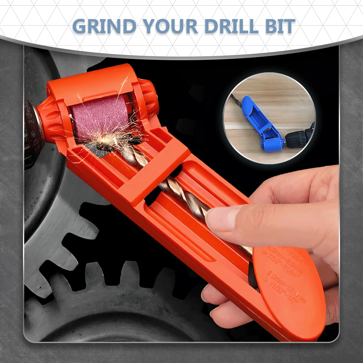 Portable Drill Sharpener Twist Drill