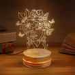 butterflies 3D led lamp