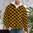 sunflower fleece zip hoodie