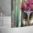 Owl shower Curtain