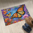 Butterfly door mat