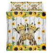 Giraffe & Sunflowers Bedding Set