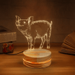 Pig 3D Led Lamp