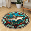 Shark Round Carpet