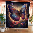 Butterfly And Flowers Quilt