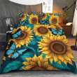 Sunflowers And Butterflies Bedding Set