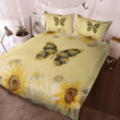 Sunflowers And Butterfly Bedding Set