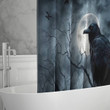Crow Shower Curtain