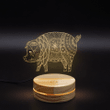 Pig 3D Led Lamp