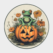Halloween Frog Round Carpet
