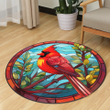 Cardinal Round Carpet
