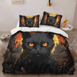 Cat Halloween Bedding Set