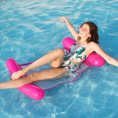 Summer Inflatable Foldable Floating Row Swimming Pool Water Hammock