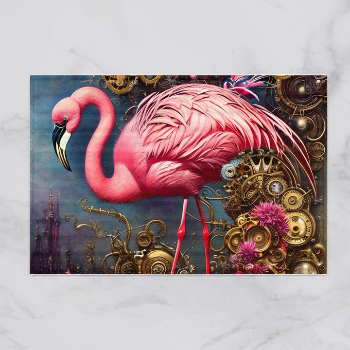 flamingo Door mat
