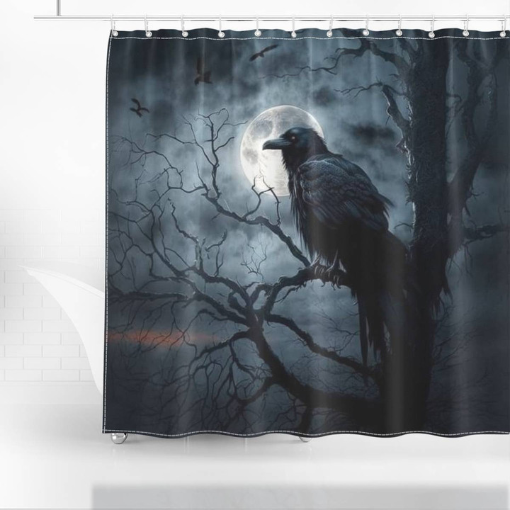 Crow Shower Curtain