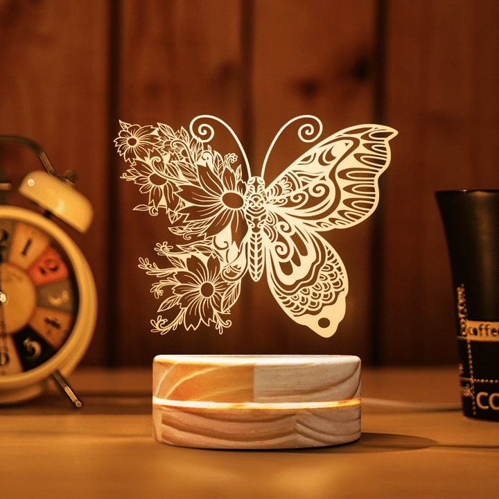 Butterfly 3D Led Lamp