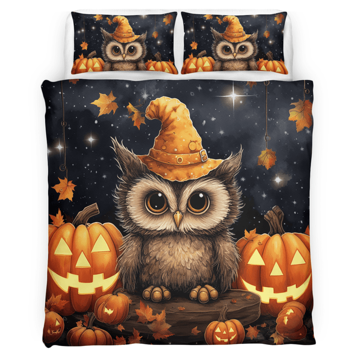 Owl Halloween Bedding Set