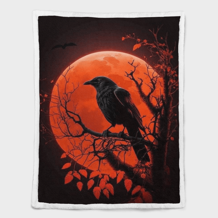 Crow Sherpa Blanket