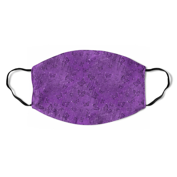 purple face mask