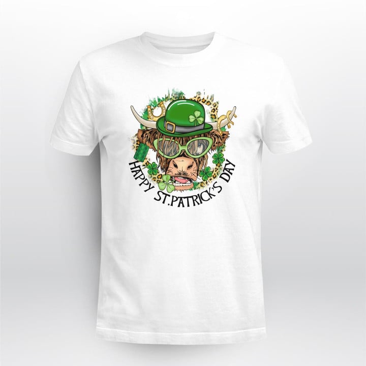 cow patrick day T-shirt