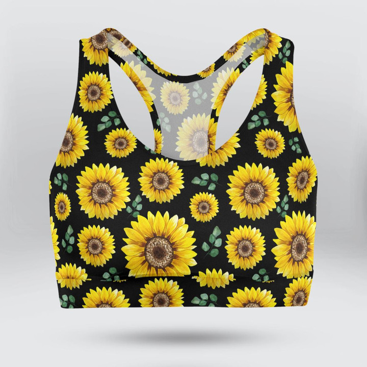 sunflower sports bra
