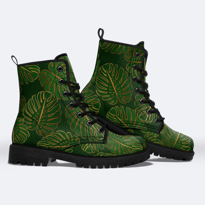 monstera golden leaf boots