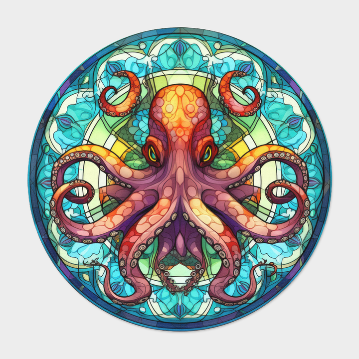 Octopus Round Carpet