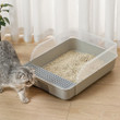 Semi-Closed Cat Litter Box