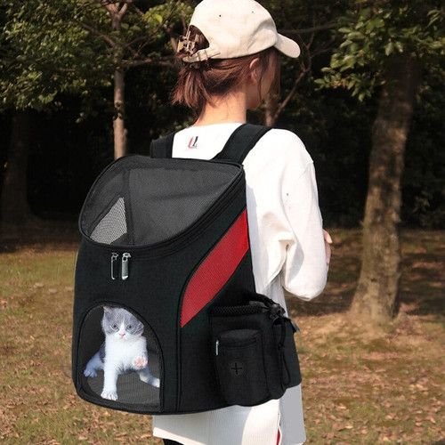 Portable Mesh Cat Bag Breathable Travel Pet Carrier