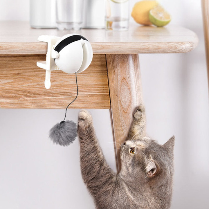 Cat Teaser Toy Electronic Lifting Ball Motion Activated Interactive Cat Toys