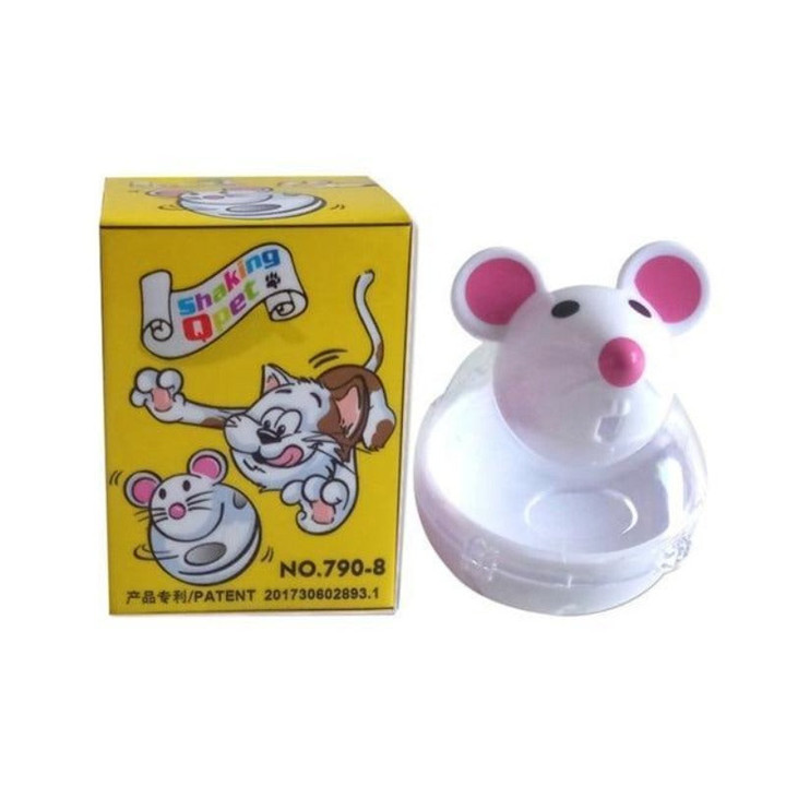 Funny Mouse Rolling Cat Treats Dispenser