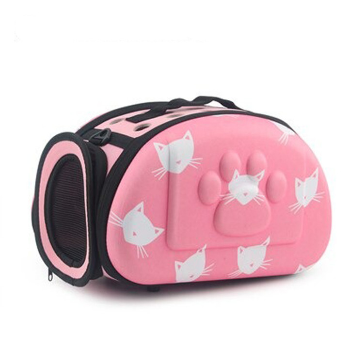 Collapsible Cat Carrier Portable Folding Carrying Handbag for Cats