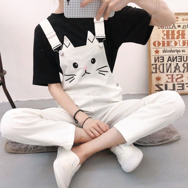 Cat Overall Dress For Cat Lover