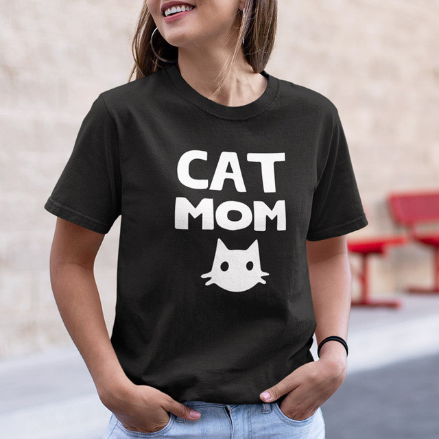 Premium Cat Mom T-Shirt - CatMEGA