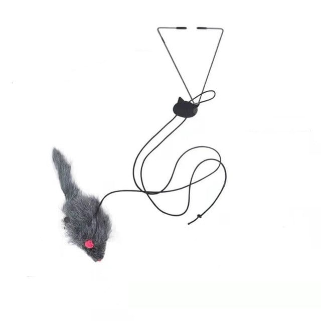 Interactive Hanging Mouse Toy For Pet