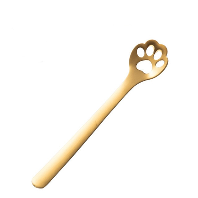 Cute Stainless Steel Cat Claw Spoon