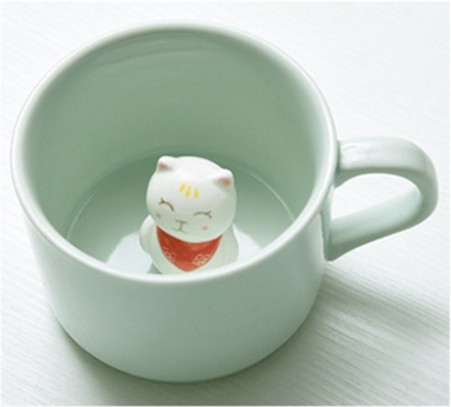 New Arrive Creative Cartoon Ceramic Cute Animal Mugs