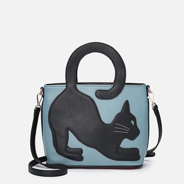 Hot Bag Brienice Fashion Women Cat Pattern Handbag