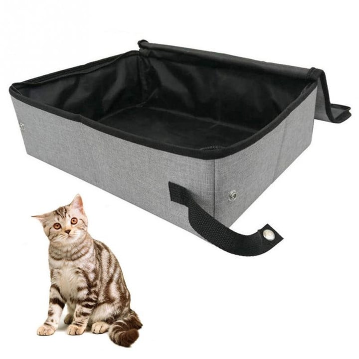 Waterproof Folding Portable Cat Litter Box