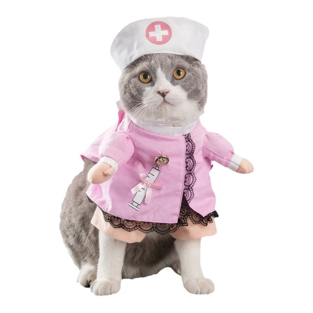 Spring Autumn Pet Costumes Cute Funny Clothes