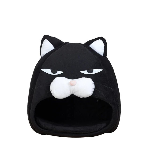 Cute Black Cat Foldable Cat House