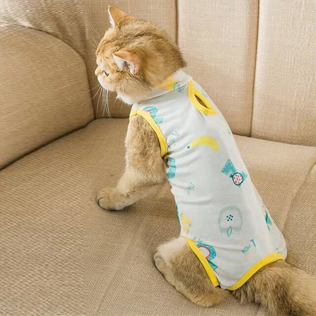 Pet Anti-licking Vest Cat Surgery Rehabilitation Clothing