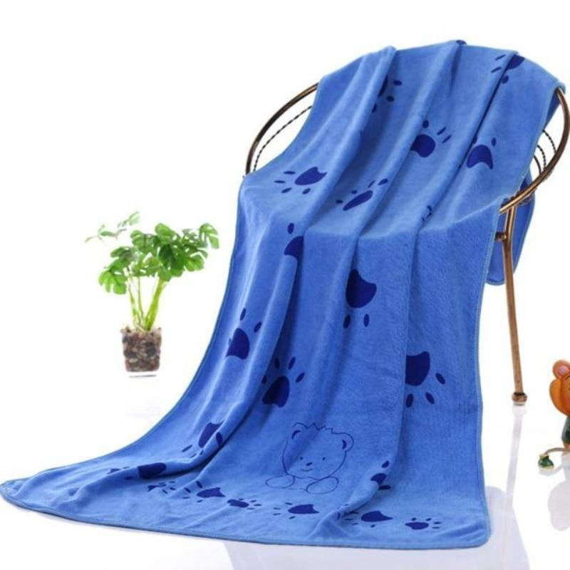 Large Pet Bath Towels Microfiber Ultra Absorbent Cat Towel 55" x 27"