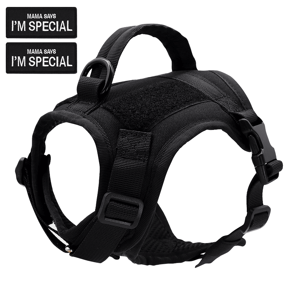 Military Tactical Cat Harness black