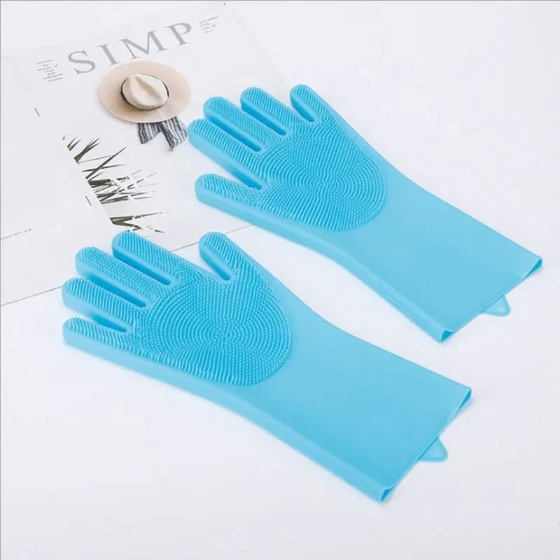 Soft Silicon Bathing Gloves for Dogs and Cats
