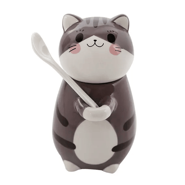 Creative Hand-Painted Cat Mug